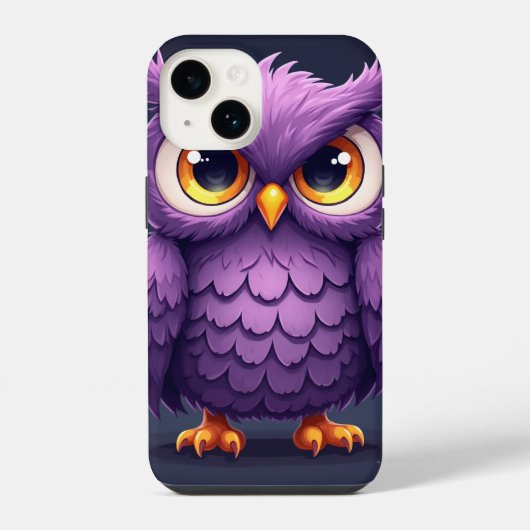 uil iPhone hoesje (Achterkant)