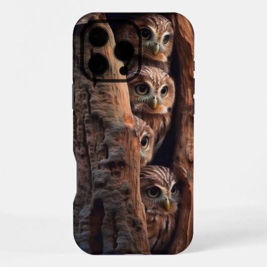 Uil iPhone hoesje (Achterkant)