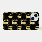 Uil iPhone Hoesje 15 Case (Achterkant horizontaal)