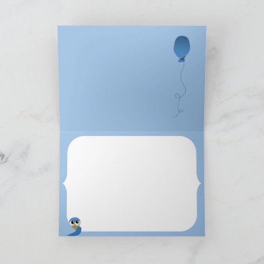 Uil - ish Happy Birthday Kaart (Binnen)