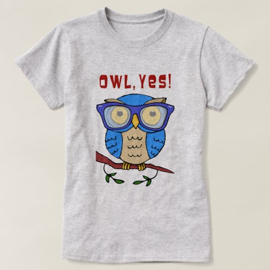 Uil, Ja! T-shirt (Design voorkant)