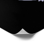 Uil Je Doin Grappige Vogel Pun Donker BG Poster (Hoek)