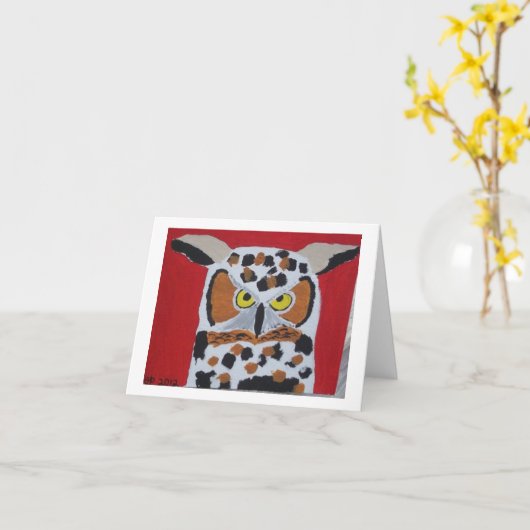 Uil Kaart (Gele Bloem)