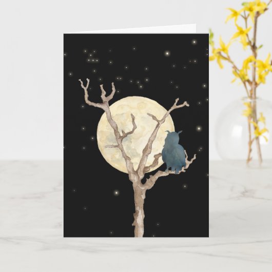 Uil Kaart (Gele Bloem)