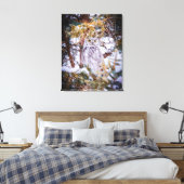 Uil Kaart Canvas Afdruk (Insitu (Slaapkamer))
