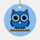 uil keramisch ornament (Voorkant)