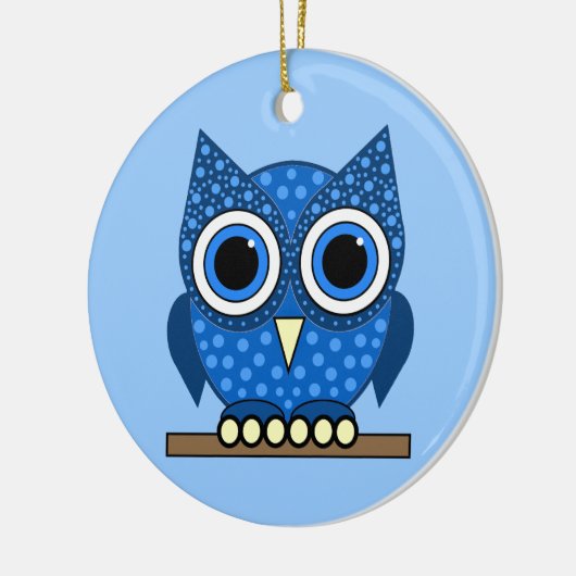 uil keramisch ornament (Links)