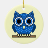 uil keramisch ornament (Achterkant)