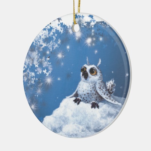 uil keramisch ornament (Links)