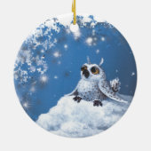 uil keramisch ornament (Achterkant)