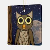 uil keramisch ornament (Links)