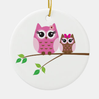 Uil Keramisch Ornament