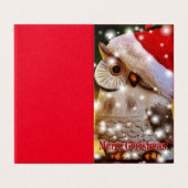 uil kermas kaart (Buitenkant ongevouwen)