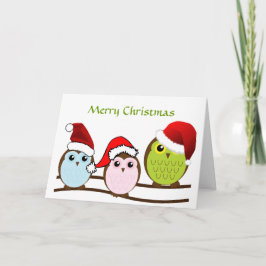 Uil Kerst Kaart