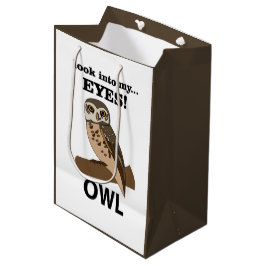 Uil kijk in mijn ogen uil medium cadeauzakje