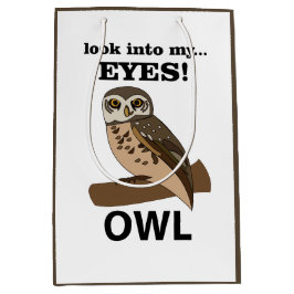 Uil kijk in mijn ogen uil medium cadeauzakje