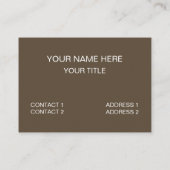 Uil kijk in mijn ogen uil visitekaartje (Achterkant)