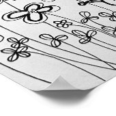 Uil kleuren poster 16 "x24" poster (Hoek)