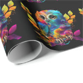 UIL KLEURRIJK ABSTRACT CADEAUPAPIER (Rol Hoek)
