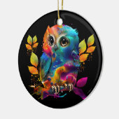 UIL KLEURRIJK ABSTRACT KERAMISCH ORNAMENT (Links)