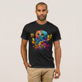 UIL KLEURRIJK ABSTRACT  T-shirt (Voorkant volledig)