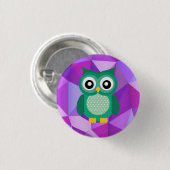 uil-knop ronde button 3,2 cm (Voorkant /achterkant)