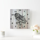  uil Landenklok van kantoor Vierkante Klok (Huis)