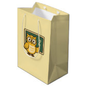 Uil Leraar Medium Cadeauzakje (Achterkant Gekanteld)
