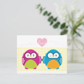 UIL LIEFDE :: helder meisje + jongen Briefkaart (Staand voorkant)