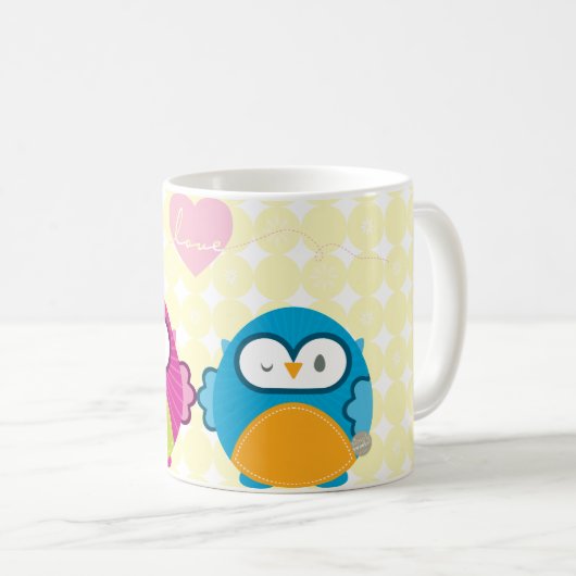 UIL LIEFDE :: helder meisje + jongen Koffiemok (Voorkant rechts)