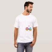 UIL LIEFDE :: helder meisje + jongen T-shirt (Voorkant volledig)