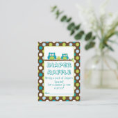 Uil Luier Raffle Kaarten (Staand voorkant)