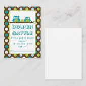 Uil Luier Raffle Kaarten (Voorkant / Achterkant)