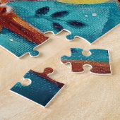 Uil & Maan Jigsaw puzzel (Zijkant)