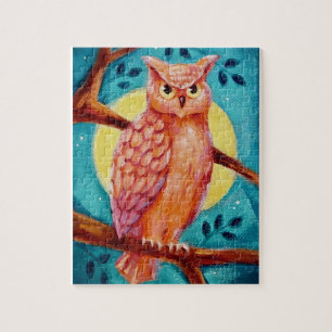Uil & Maan Jigsaw puzzel
