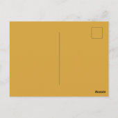 Uil madeliefjes briefkaart (Achterkant)