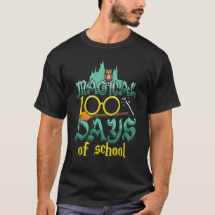 Uil Magisch 100ste Dag Magische Tovenaar Gelukkig T-shirt