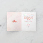 Uil Mam En Baby Liefde Moederdag Kaart (Binnen)