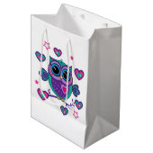 Uil Medium Cadeauzakje (Voorkant Gekanteld)
