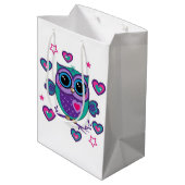 Uil Medium Cadeauzakje (Achterkant Gekanteld)