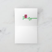 Uil meisje dank je kaart (Binnen)