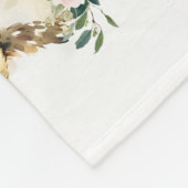 Uil Meisje Milestone Deken, Uil Maandelijks Baby B Fleece Deken (Hoek)