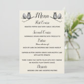 Uil menu van het landelijke bos kaart (Staand voorkant)