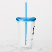 Uil met citaat acryl drinkbeker (Rechts)