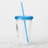 Uil met citaat acryl drinkbeker (Links)