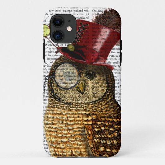 Uil Met Hoed 3 Case-Mate iPhone Case (Achterkant)