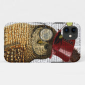 Uil Met Hoed 3 Case-Mate iPhone Case (Achterkant (horizontaal))