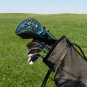 Uil met magische elementen. golfheadcover (Insitu)