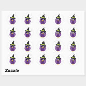 Uil met Pet Halloween Stickers (Vel)