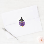 Uil met Pet Halloween Stickers (Envelop)